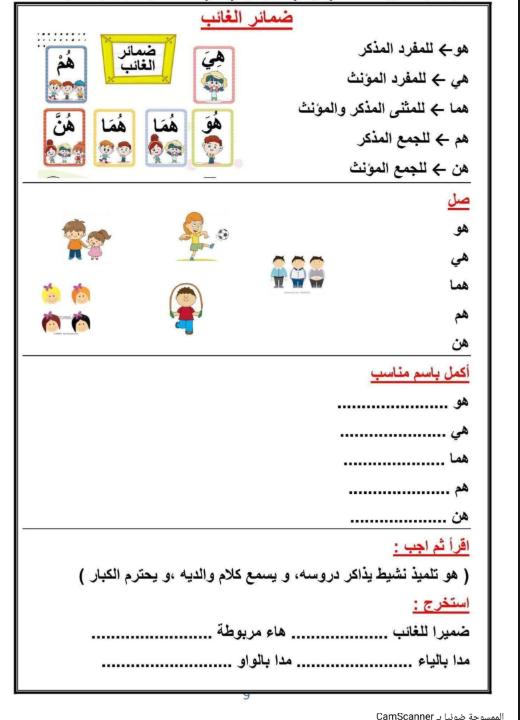 مراجعة لغة عربية الصف الثاني الابتدائي الترم الثان